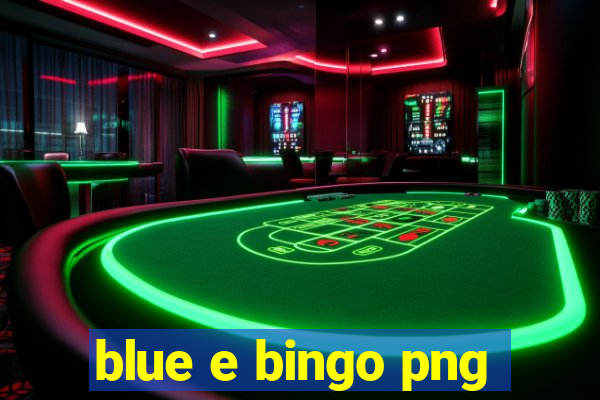 blue e bingo png